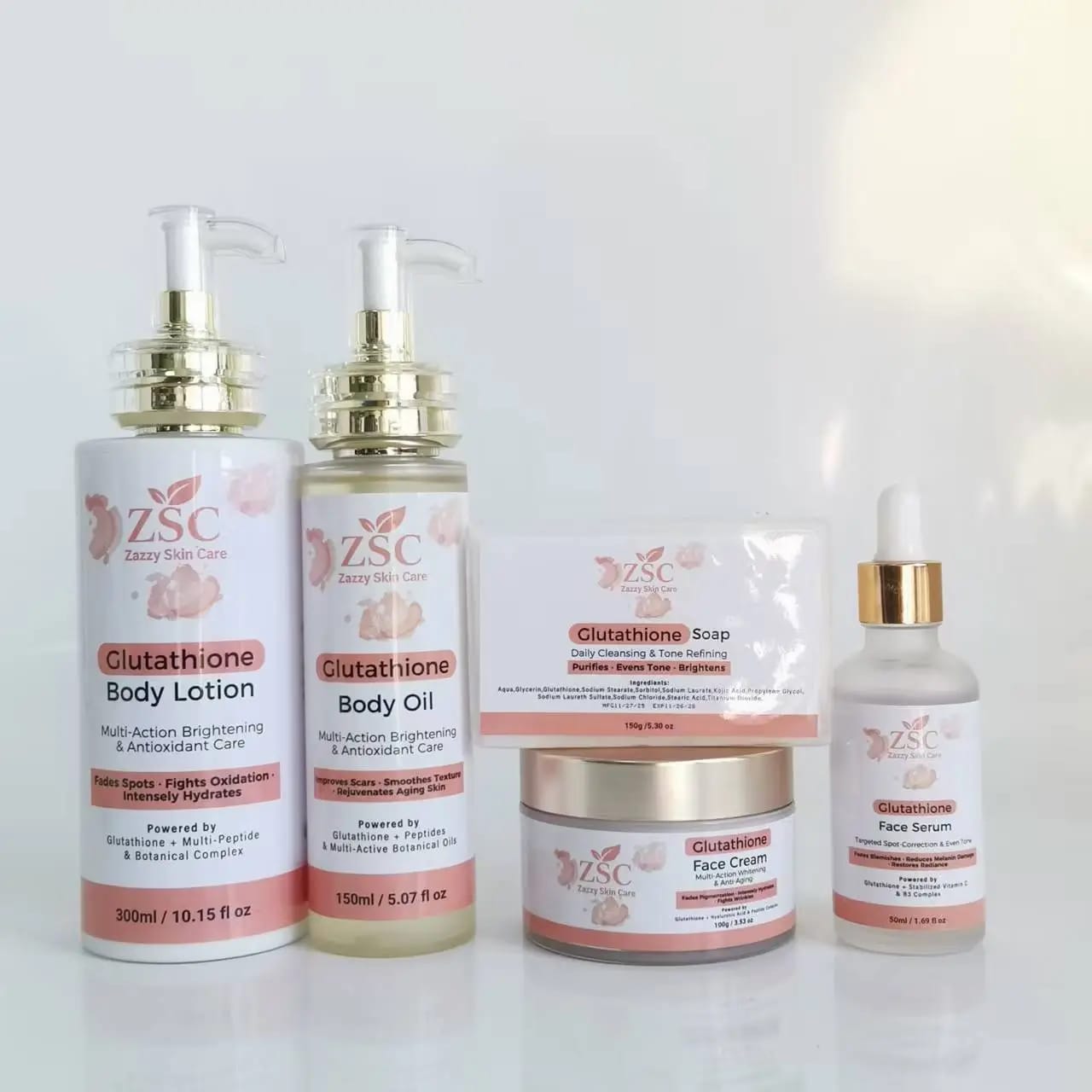 Glutathione Skincare Set – Zazzy Skin Care